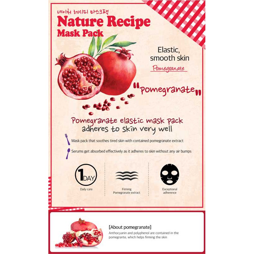 Mặt Nạ Dưỡng Da Secret Key Nature Recipe Mask Pack | BigBuy360 - bigbuy360.vn
