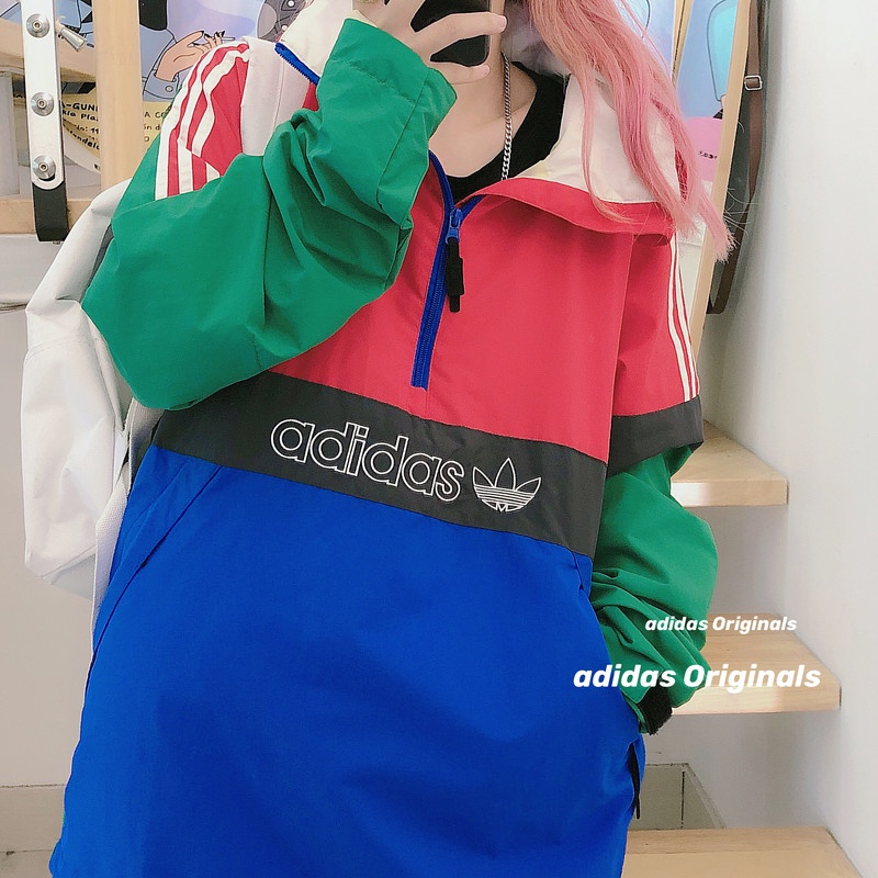 Áo Khoác Thể Thao Adidas Họa Tiết Thêu Thời Trang Cho Cặp Đôi