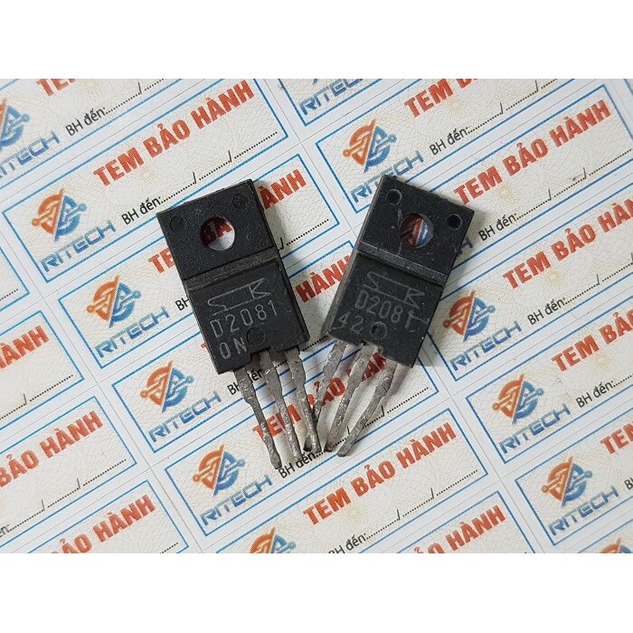 [Combo 5 chiếc] D2081, 2SD2081 Transistor NPN 10A 120V Tháo Máy TO-220