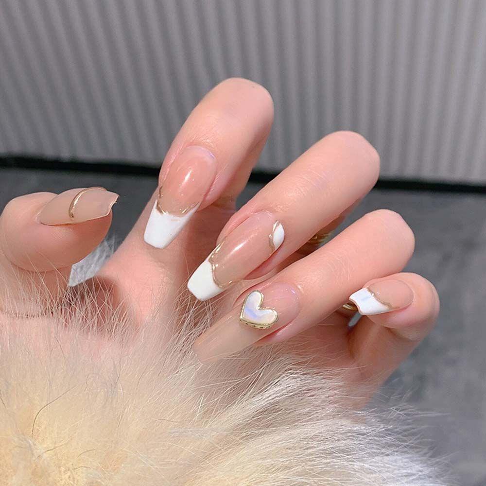 Phụ Kiện Trang Trí Móng Tay Hình Trái Tim Xinh Xắn|Phụ Kiện Trang Trí Móng Tay Lấp Lánh Sang Trọng
