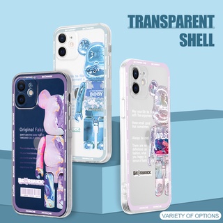 Ốp điện thoại silicon trong suốt hình gấu cho HUAWEI NOVA 3I 3 7I P30 P40 P20 LITE 4E 8 PRO 7 5 4 5I 6 8I
