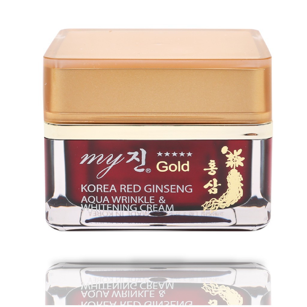 Kem Sâm [Trắng da 100%_Hàng Auth] Kem Sâm Hàn Quốc My Gold Korea Red Ginseng White Cream 50ml