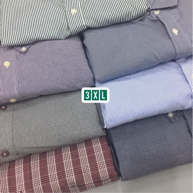 Áo sơ mi nam big size xuất xịn