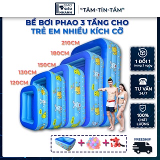 Bể bơi và bơm hơi, Bể bơi phao Cỡ lớn cho bé và gia đình