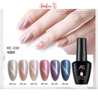 SƠN GEL AS MẮT MÈO CHAI ĐEN  15ML MÃ MC