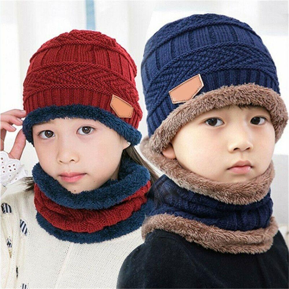 EUTUS Mũ beanie Kèm Khăn Choàng Mềm Mại Cho Nữ
