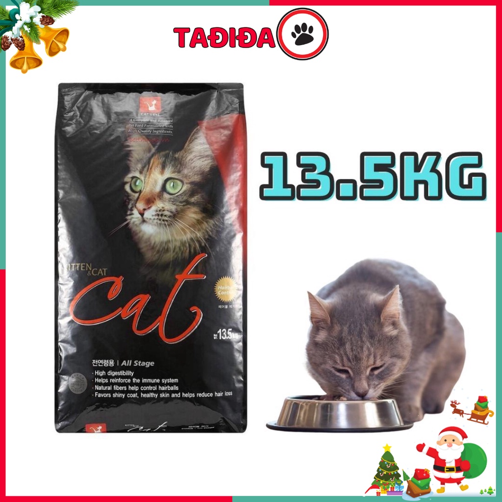 Thức Ăn Hạt Cho Mèo Cat Eye Hàn Quốc 13.5Kg - Đồ Ăn Cho Mèo Hàn Quốc Tiết Kiệm - Tadida Pet