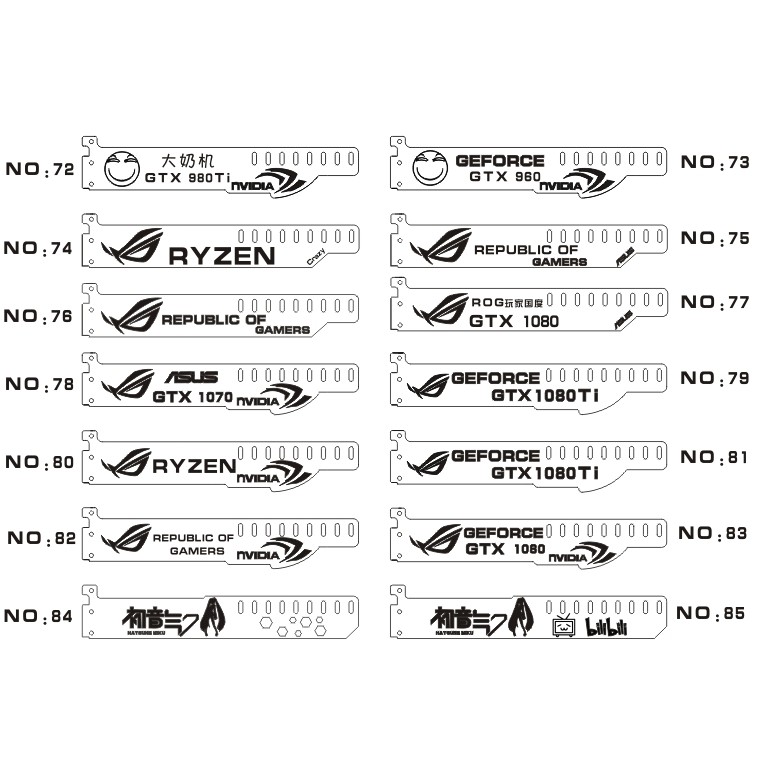 Giá Đỡ VGA Led RGB Đồng Bộ - Khắc Theo Yêu Cầu | BigBuy360 - bigbuy360.vn