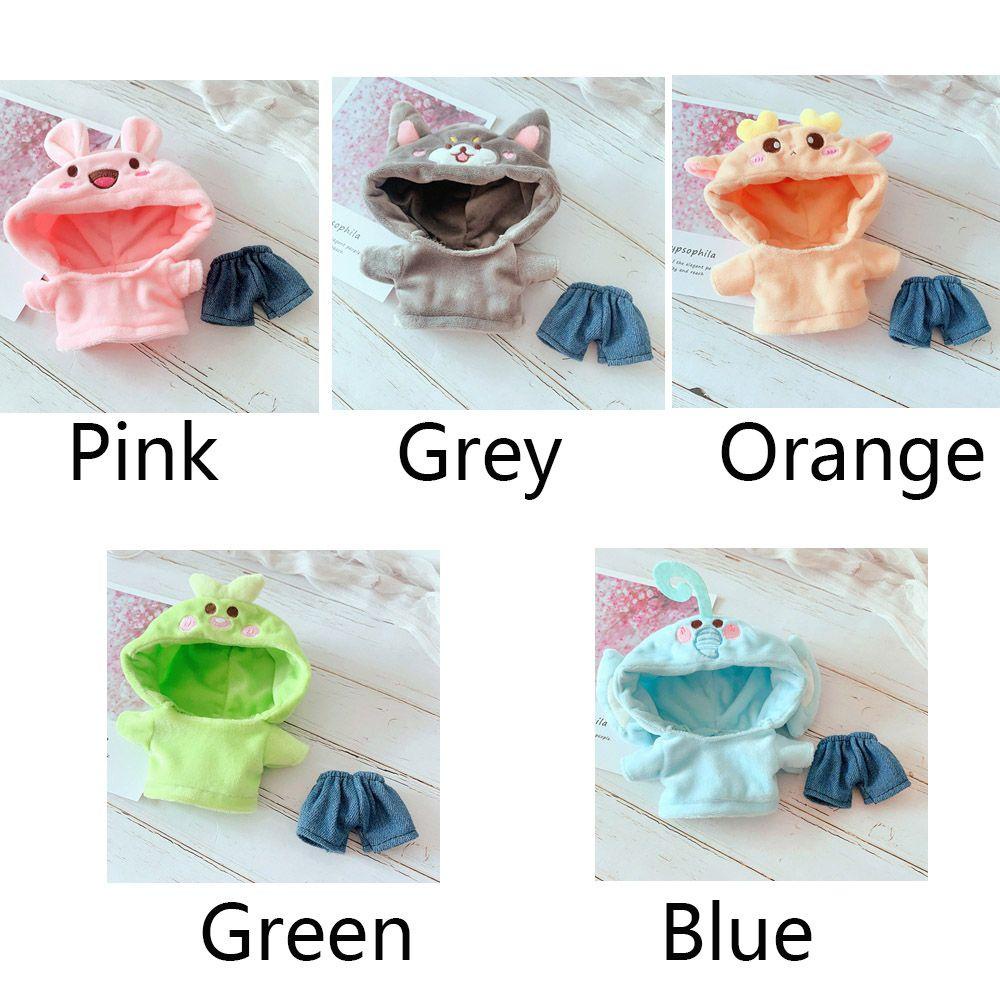 Bộ Áo Khoác + Quần Ngắn Họa Tiết Động Vật Cho Búp Bê