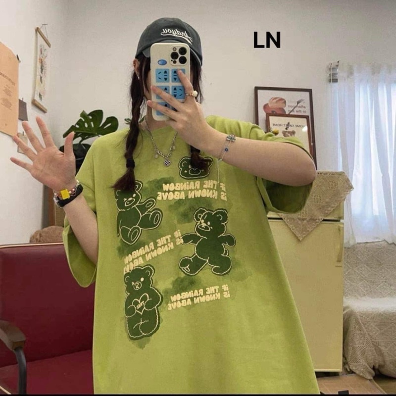 Áo phông 4 con gấu xanh DA6