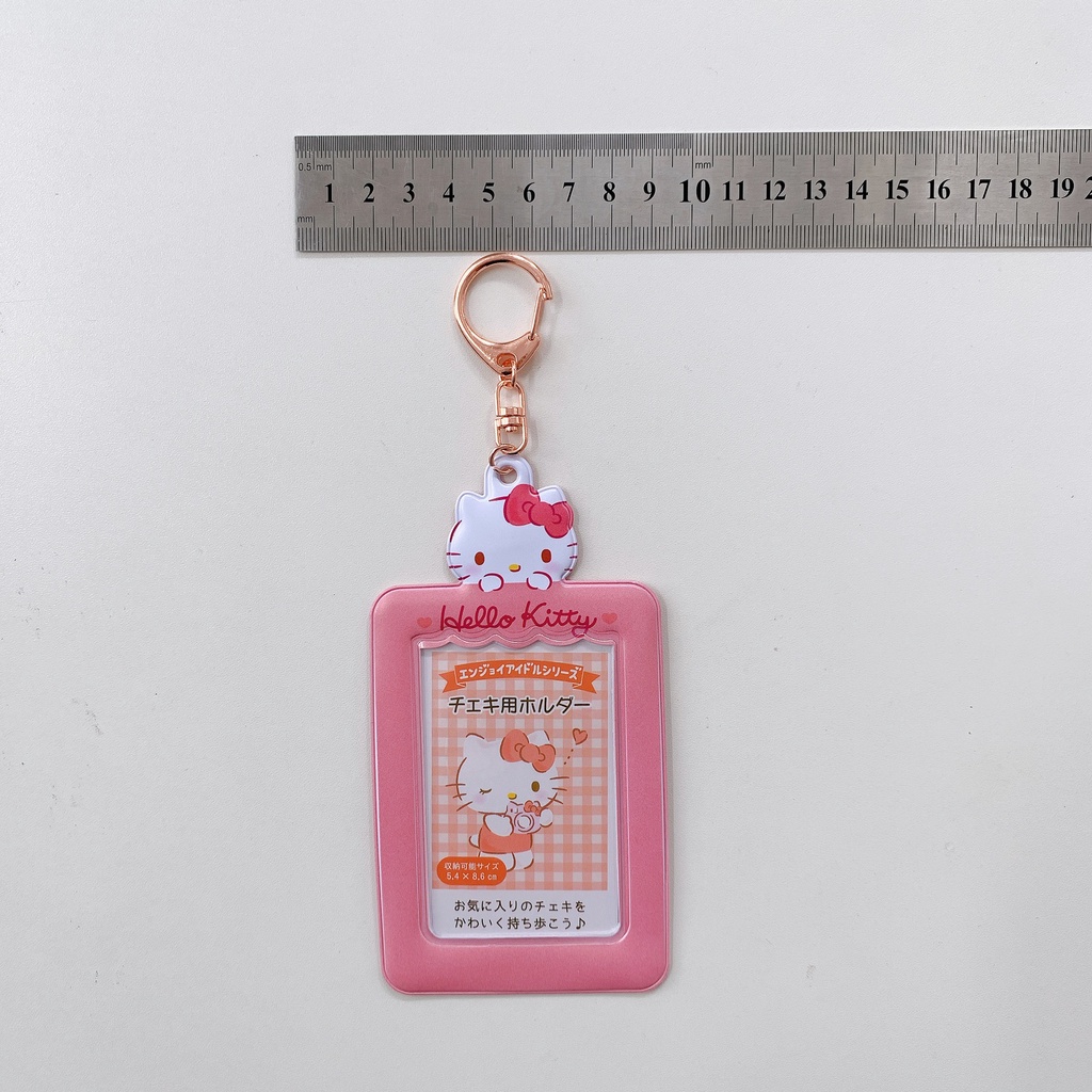 Móc Khóa Đựng Thẻ ID Họa Tiết Nhân Vật Steve Sanrio Dễ Thương