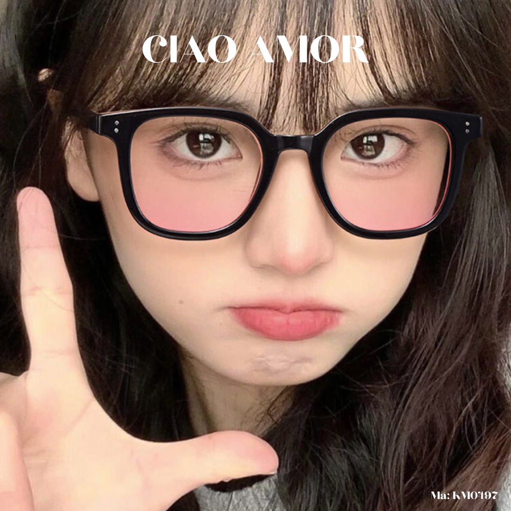 Kính mắt nữ má hồng HOT trend dễ thương Phụ kiện Ciao Amor - KM0487