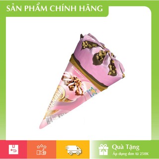 [CHỈ GIAO HCM] Kem Ốc Quế Crunchy Hương Dâu 70gr - Strawberry Crunchy Cone Ice Cream