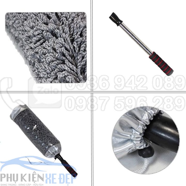 Chổi Lau Bụi Xe Ô Tô Hàng Loại I Sợi Dầu Chuyên Dụng Sợi Siêu Mịn Microfiber - Chổi Lau Bụi Cho Văn Phòng, Gia Đình