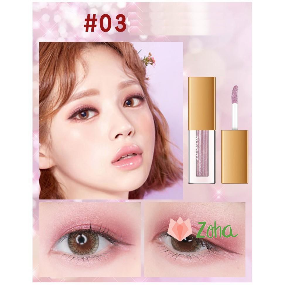 Nhũ mắt kim tuyến lấp lánh Lameila Liquid Eye Shadow phấn mắt nhũ cực xinh