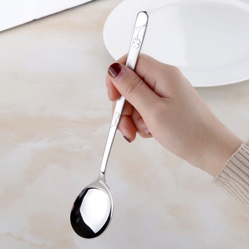 ❀⋮ Muôi Xới Cơm Kiểu Hàn Muôi Canh Muôi Canh Cán Dài Thìa Hàn Quốc Inox 304 Gia Dụng Muôi Xới Cơm Trộn Muôi Canh Kiểu Hà