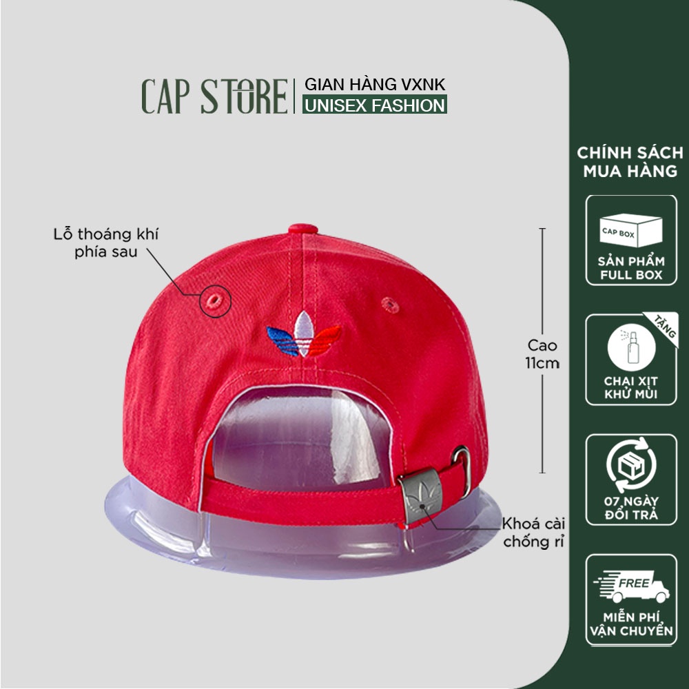 c - Nón lưỡi trai adidas cá tính cho nam và nữ phom unisex năng động tặng kèm chai xịt vệ sinh mũ nón