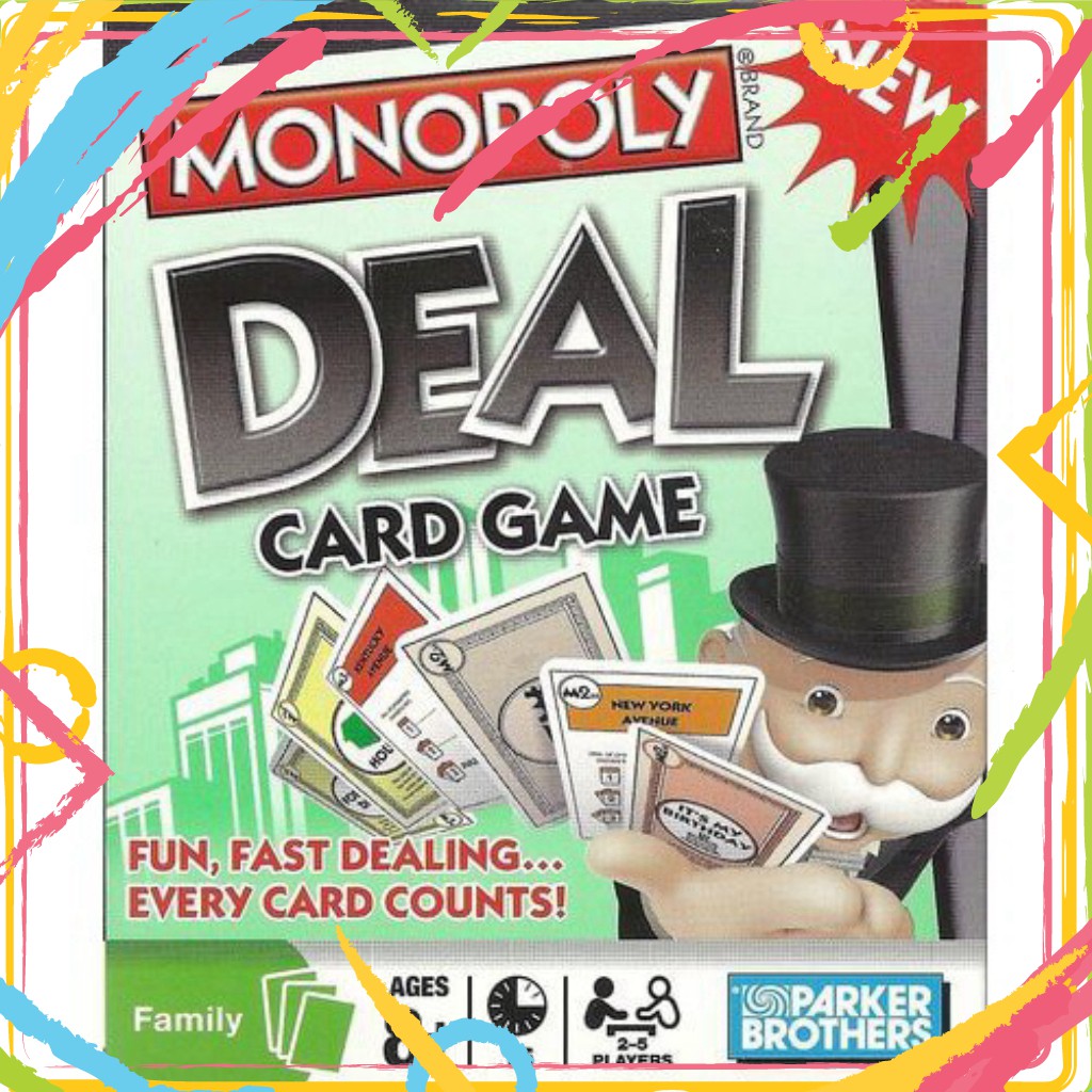 Monopoly Deal Pack - Cờ tỷ phú phiên bản thẻ bài độc lạ