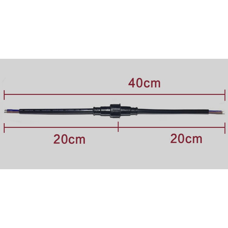 Bộ giắc nối nhanh chống nước 2P 3P 4P 5P 6P 7P 8P lõi 0.3 mm