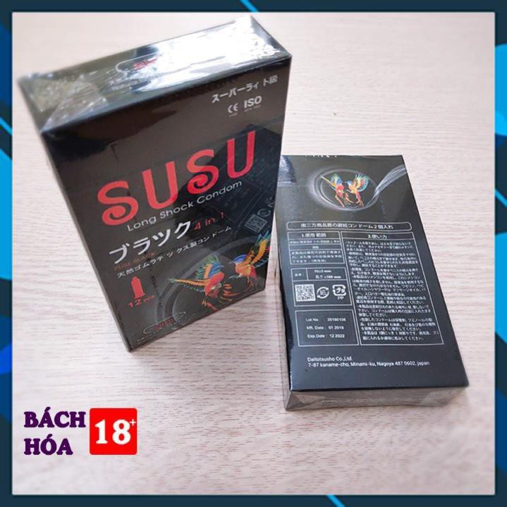 BAO CAO SU SUSU 4 IN 1 NHẬT BẢN_ HỘP 12 CHIẾC /kéo dài thời gian