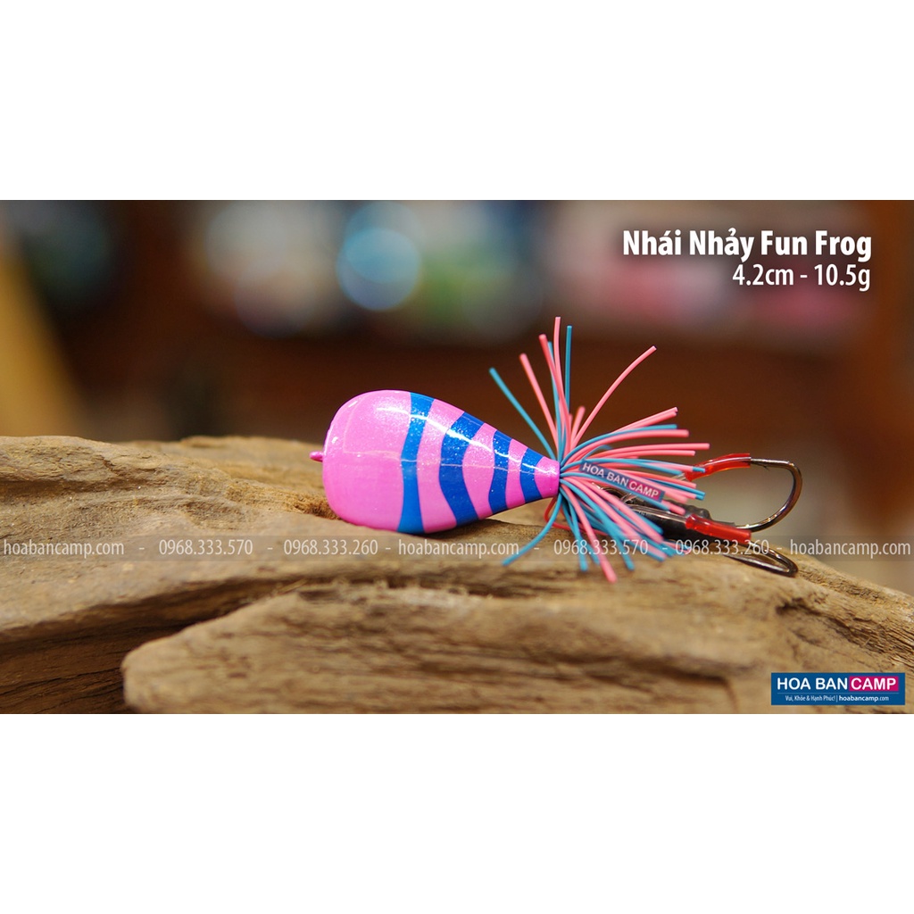 Mồi Lure Nhái Nhảy Fun Frog | 4.2cm – 10.5g