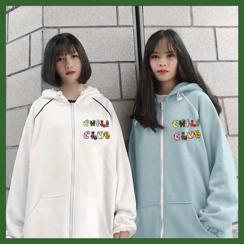 Áo khoác nỉ hoodie full zip nam nữ hooide Hs001 | BigBuy360 - bigbuy360.vn