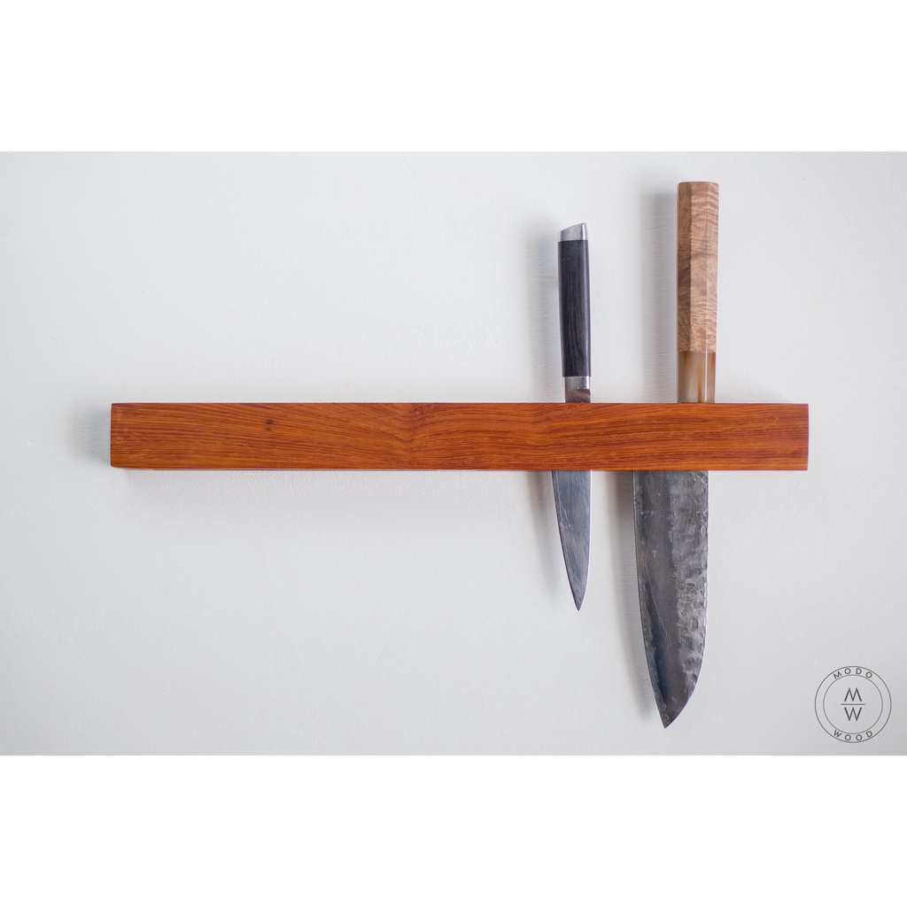 Thanh treo dao gỗ tự nhiên dán tường Modo Wood - Dụng cụ nhà bếp - Không cần khoan