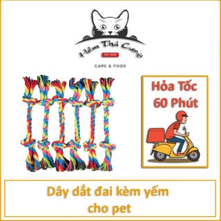 Đồ Chơi Gặm Hình Dây Thắt Cho Thú Cưng Chó Mèo