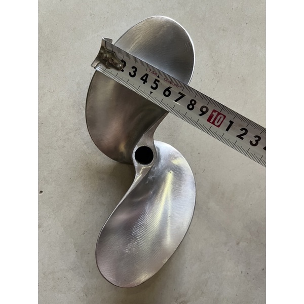 Chân vịt inox AB 13hp trơn SPS chân vịt 2 cánh máy xăng inox 304