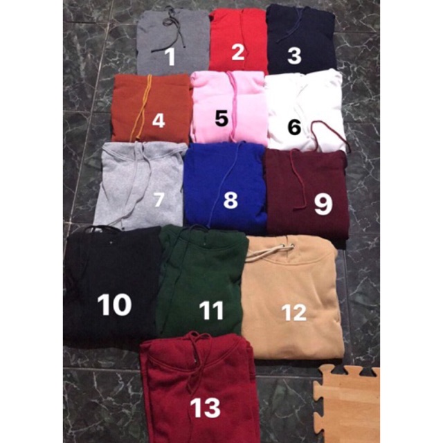 Áo Hoodie nỉ bông Trơn Basic Unisex | BigBuy360 - bigbuy360.vn