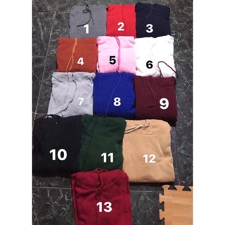 Áo Hoodie nỉ bông Trơn Basic Unisex