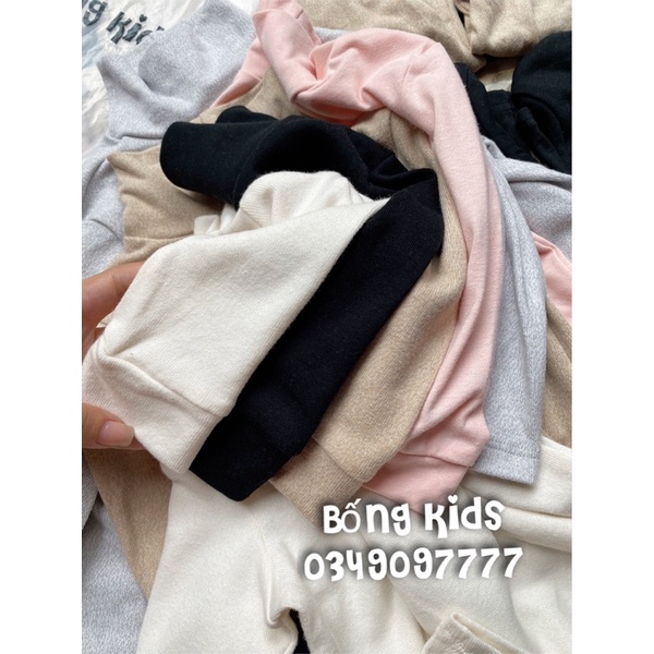Áo Cổ Lọ Bé Trai &amp; Bé Gái Basic GJ