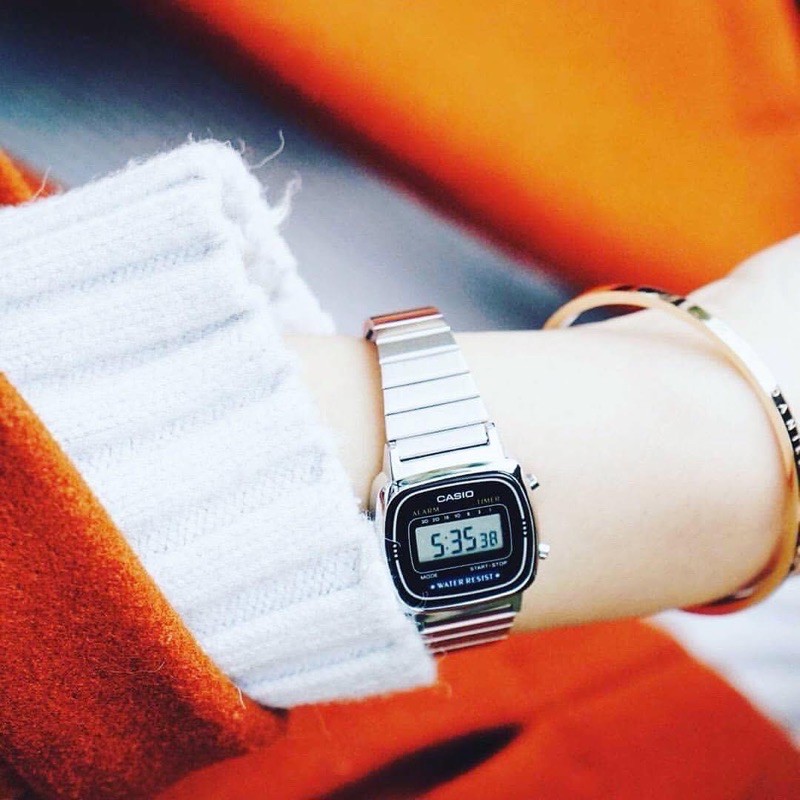 Đồng hồ nữ dây kim loại LA670Wa-1 chính hãng - Đồng hồ sale giá rẻ