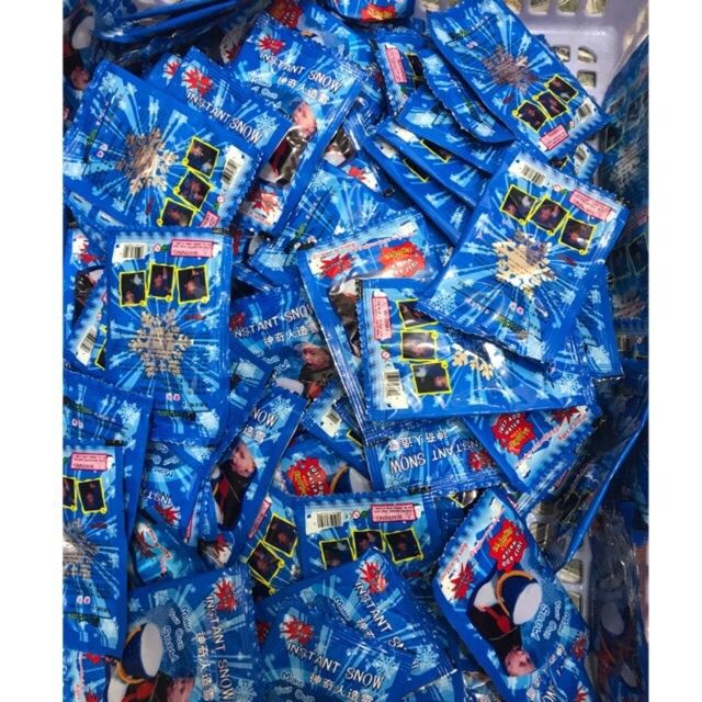 Sỉ 50 Gói Tuyết Xanh Bông Bạc Nguyên Liệu Làm Slime