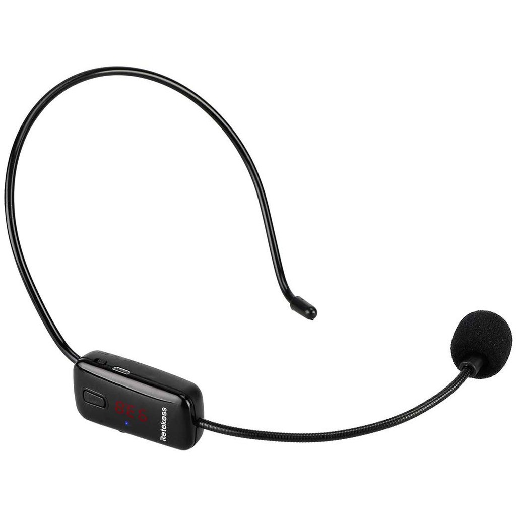 Micrô Không Dây Retekess Tr503 Khuếch Đại Giọng Nói Phát Fm 87-108mhz Để Giảng Dạy Hướng Dẫn Karaoke