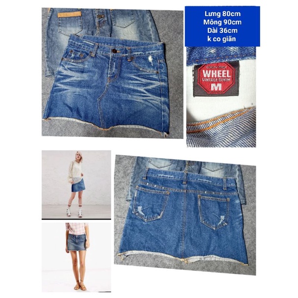 Chân váy jeans HQ