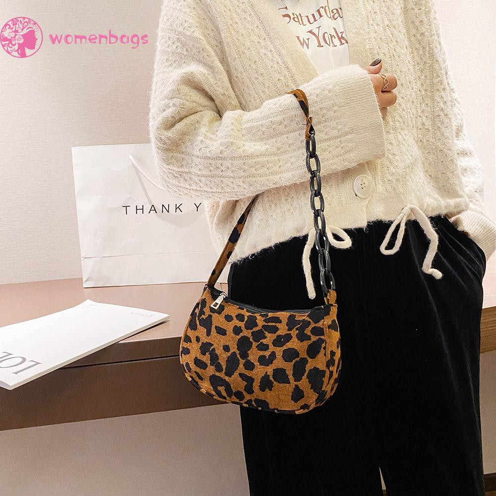 [Mã FASHIONCB264 giảm 10K đơn bất kỳ] Túi Xách Họa Tiết Da Động Vật Phong Cách Cổ Điển Cho Nữ