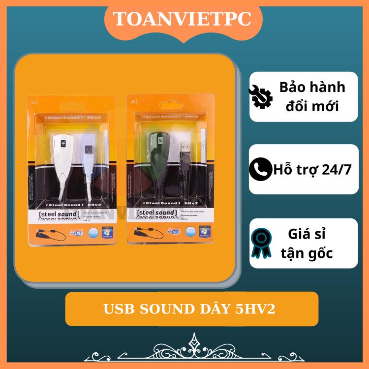 Combo 100 usb sound dây 5hv2