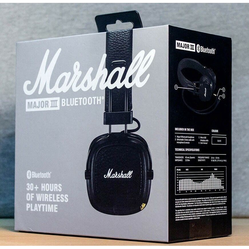 Tai Nghe Bluetooth New Marshall Major 3 III Có Mic