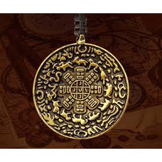 MONEY AMULET - ĐỒNG TIỀN MAY MẮN - THÁI LAN (kèm hộp gấm)