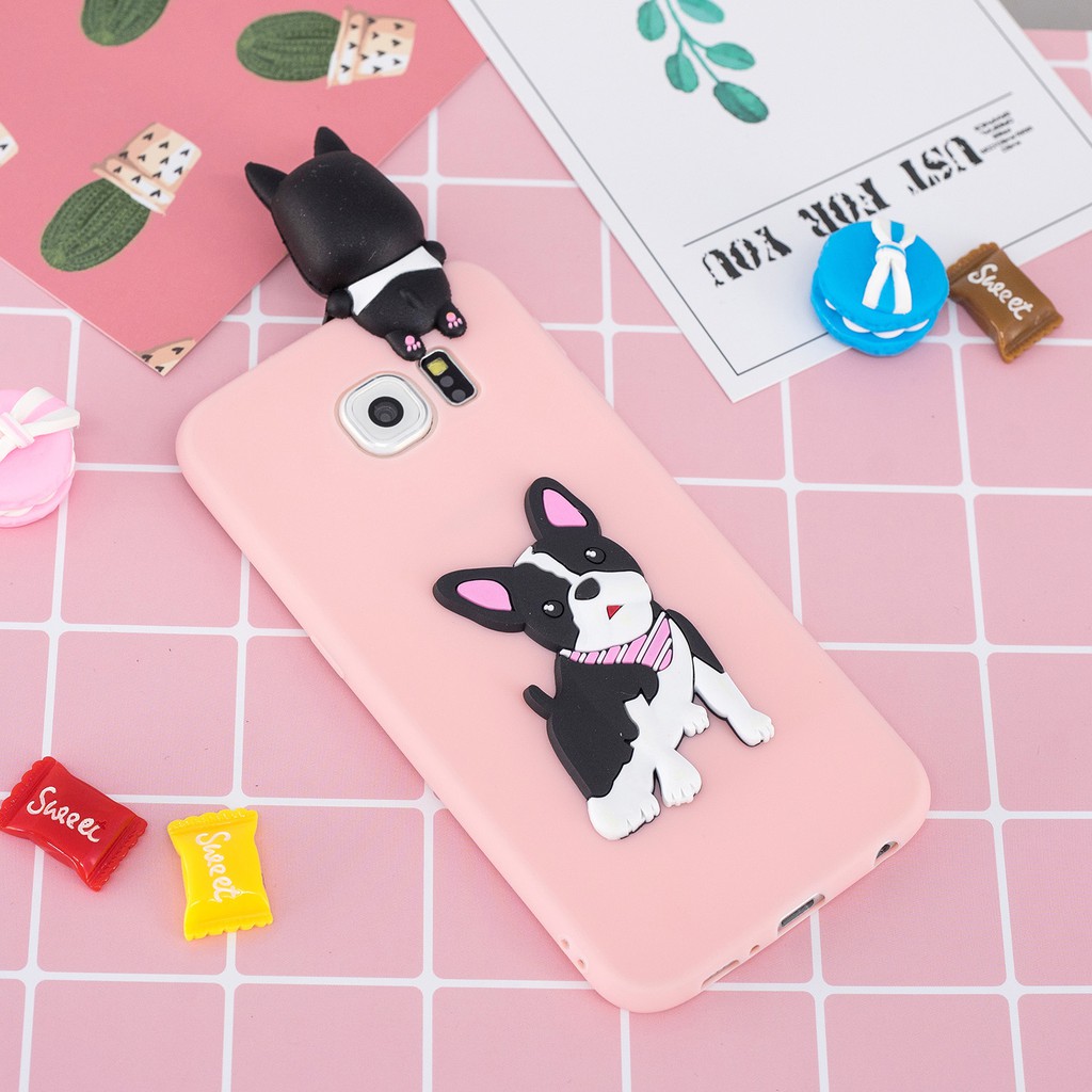 Ốp điện thoại silicon thiết kế hoạt hình dễ thương cho Samsung S6 Edge | BigBuy360 - bigbuy360.vn