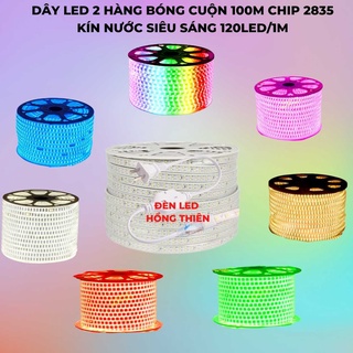 Dây led đôi 2835 2 hàng bóng 100m