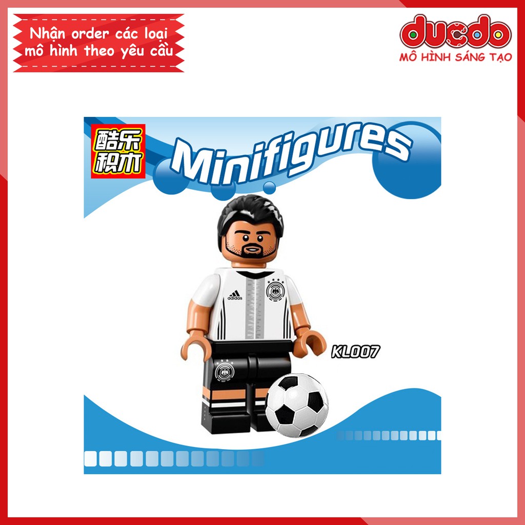 Minifigures các danh thủ bóng đá Đức - Đồ Chơi Lắp Ghép Xếp Hình Mini Mô hình KL9001