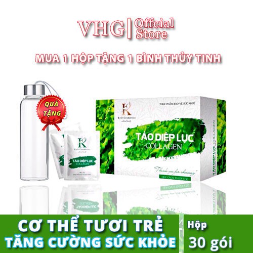 TẢO DIỆP LỤC - COLLAGEN , tăng cường nội tiết tố phụ nữ, giúp da sáng min, chống lão hóa.