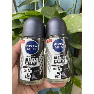 Lăn Khử Mùi Nivea Men Black & White 50ml