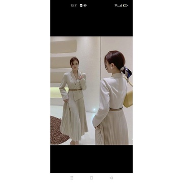 Set váy áo vest công sở
