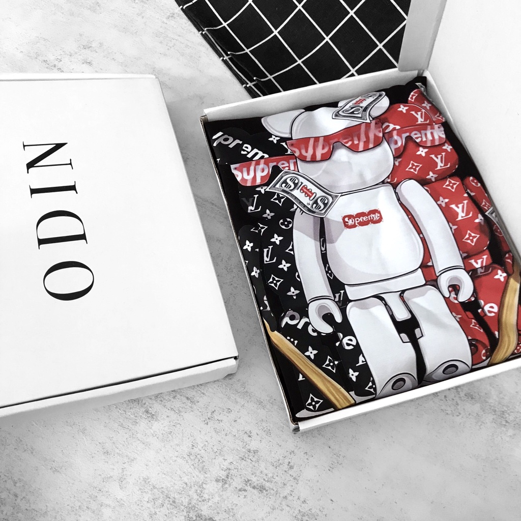 Áo thun tay Oversize Bearbrick Money, áo phông cotton nam nữ unisex, ODIN CLOTHING | BigBuy360 - bigbuy360.vn