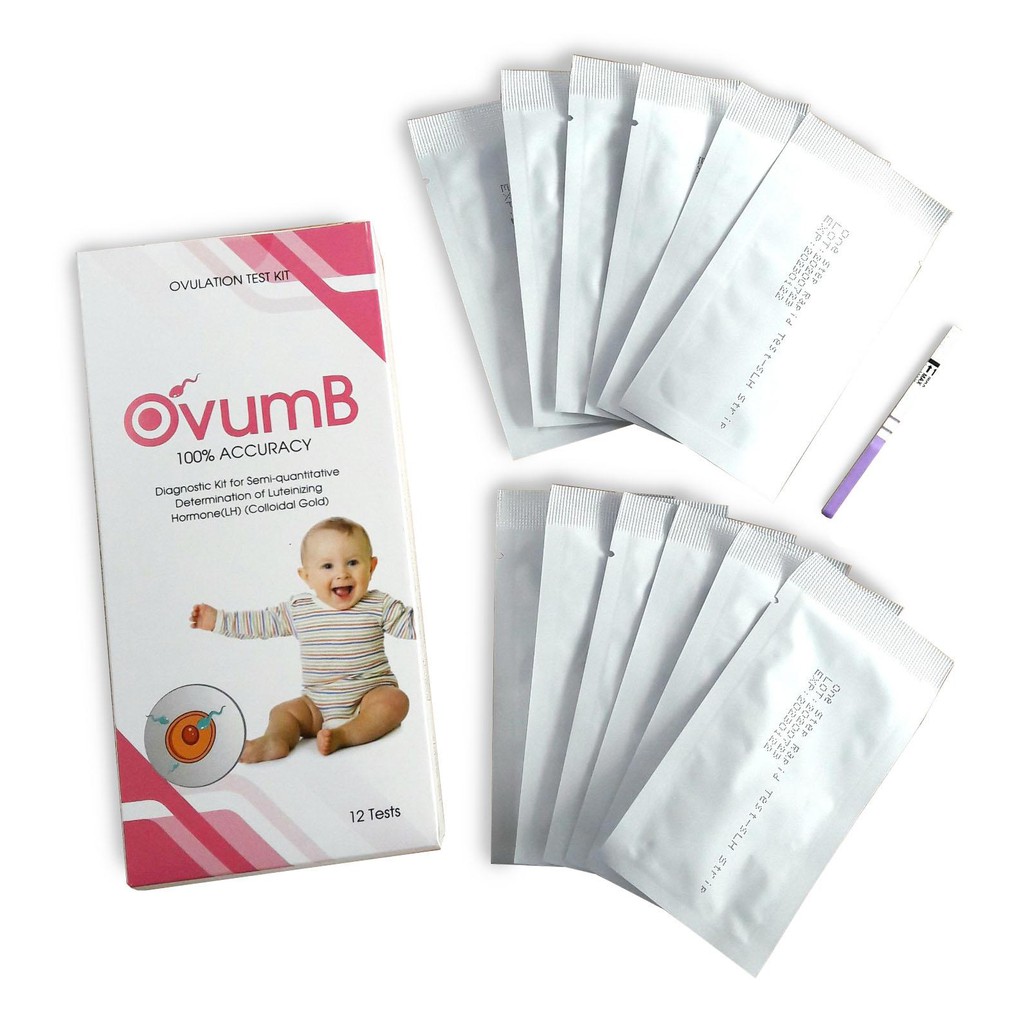 Que Thử Rụng Trứng + Que Thử Thai sớm OvumB