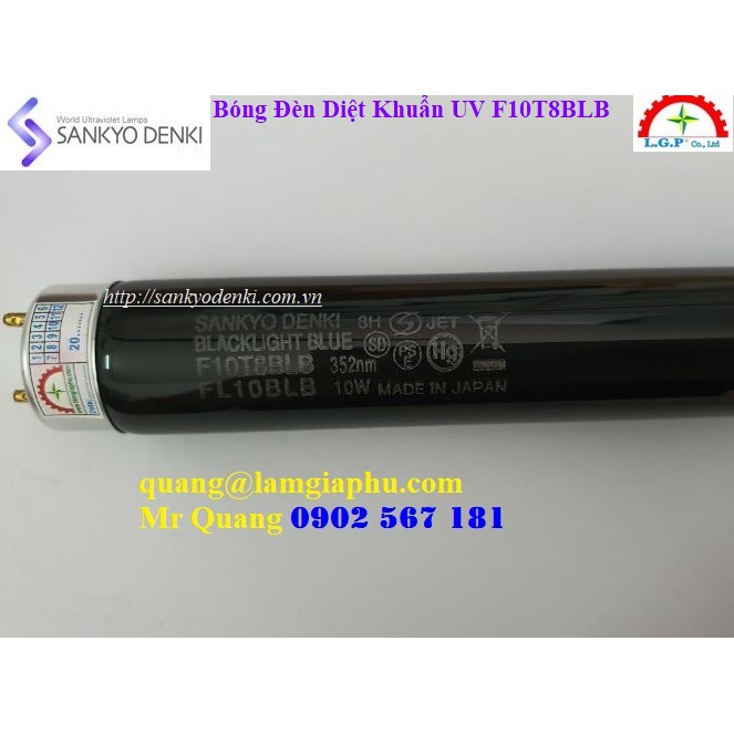 Bóng Đèn Diệt Khuẩn UV F10T8BLB Sankyo Denki