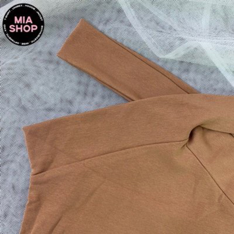 Áo thun cổ yếm sát nách MIA - Áo body nữ trơn không tay ôm body